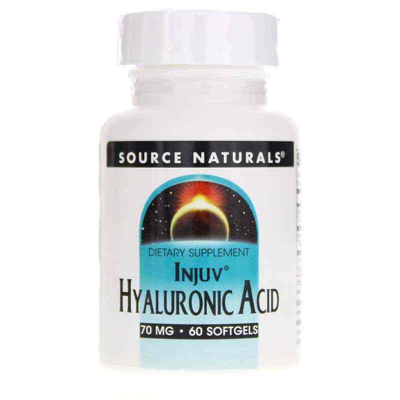 Hyaluronic Acid Injuv 70 Mg, 60 Softgels, by Source Naturals