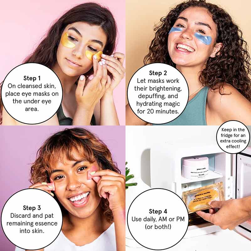 Hydrating & Soothing Under Eye Masks, by Grace & Stella, image #5