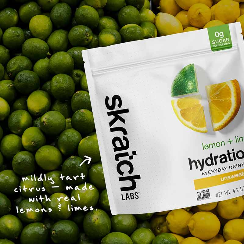 Hydration Everyday Drink Mix, Lemon Lime, 30 Servings, by Skratch Labs, image #3