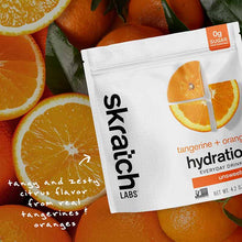 Hydration Everyday Drink Mix, Tangerine Orange, 30 Servings, by Skratch Labs, image #2