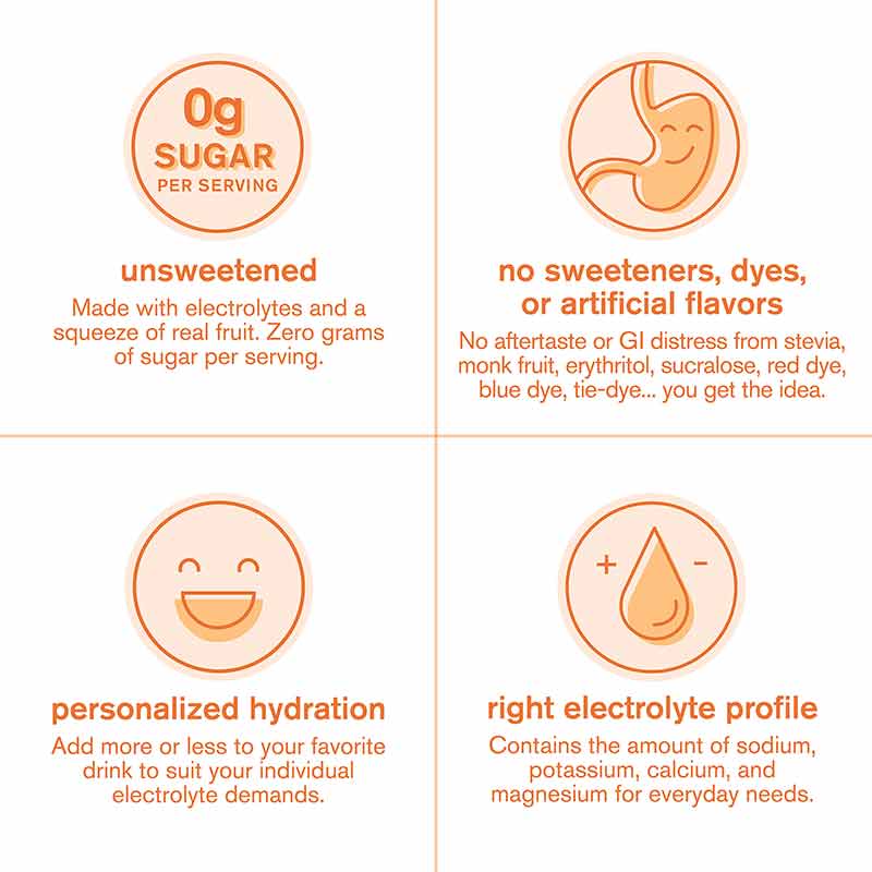 Hydration Everyday Drink Mix, Tangerine Orange, 30 Servings, by Skratch Labs, image #5