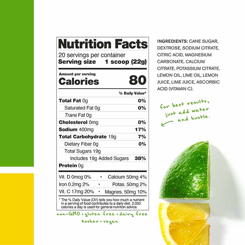 Hydration Sport Drink Mix, Lemon Lime, 20 Servings, by Skratch Labs, image #4