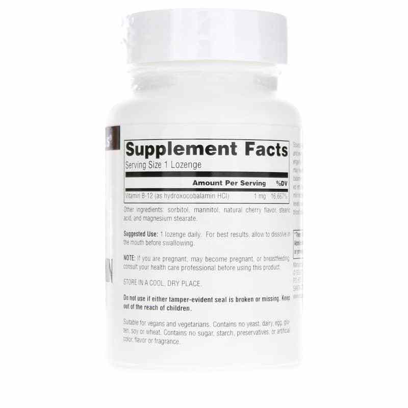 HydroxoCobalamin 1 Mg Cherry, 120 Lozenges, by Source Naturals, image #2