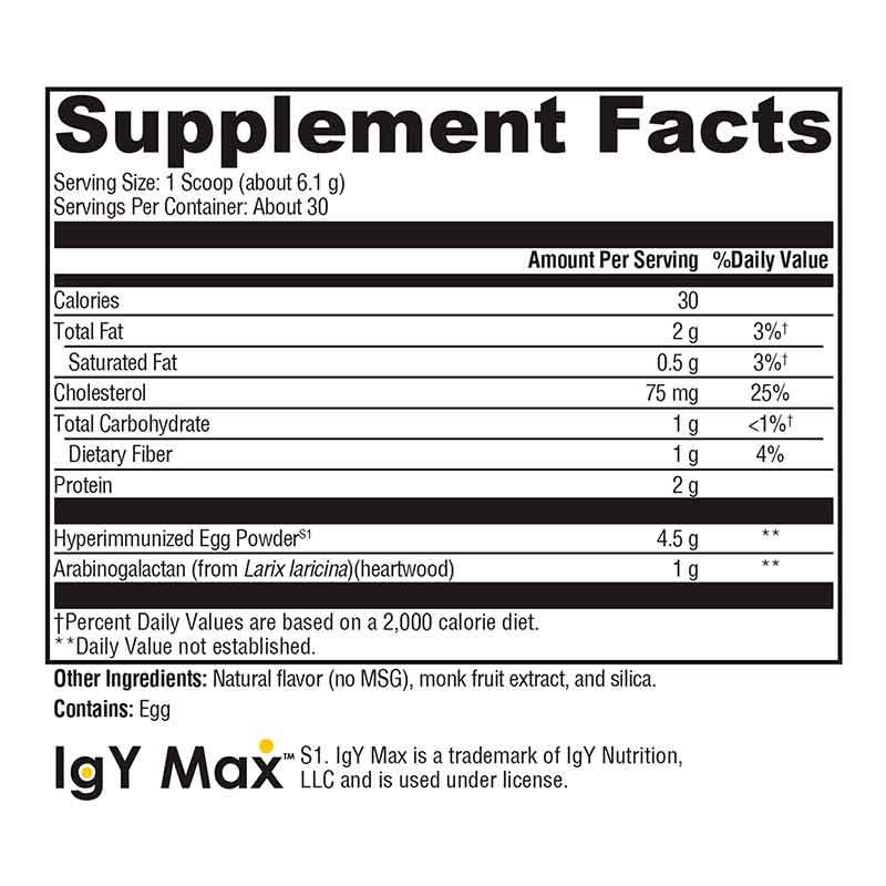 IG 26 Plus DF Powder, by Xymogen, image #2