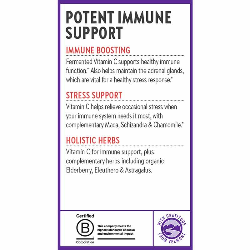 Immune Defense Vitamin C & Elderberry, 30 Tablets, by New Chapter, image #4