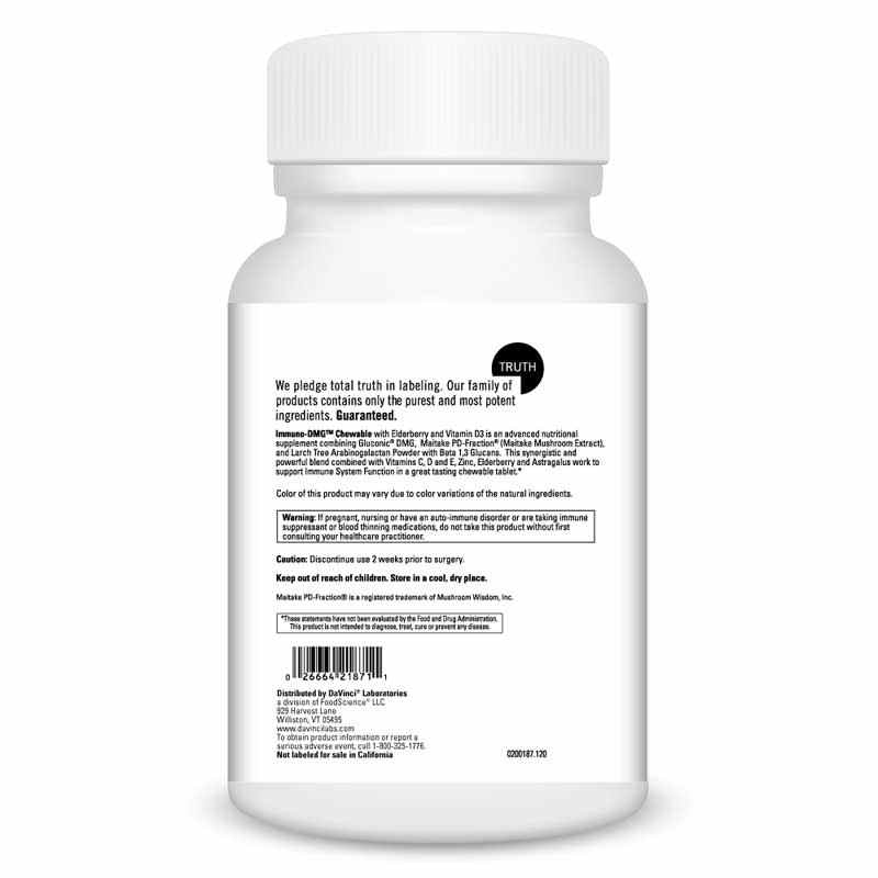 Immuno-DMG Chewable, by DaVinci Labs, image #3