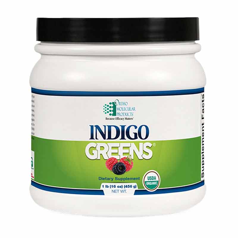 Indigo Greens Powder, 16 Oz, by Ortho Molecular