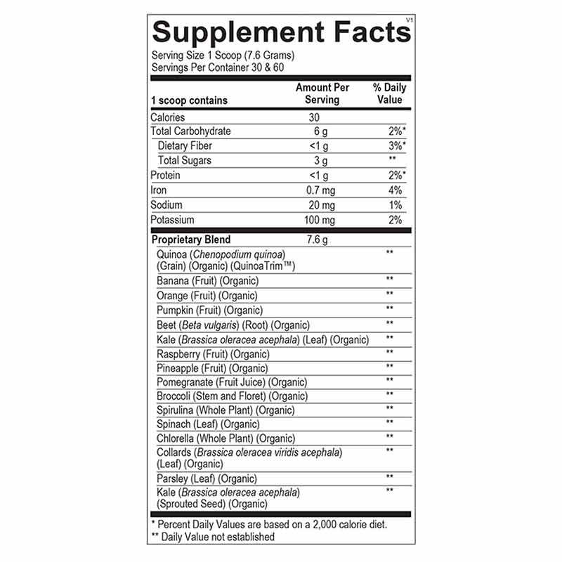 Indigo Greens Powder, 16 Oz, by Ortho Molecular, image #2