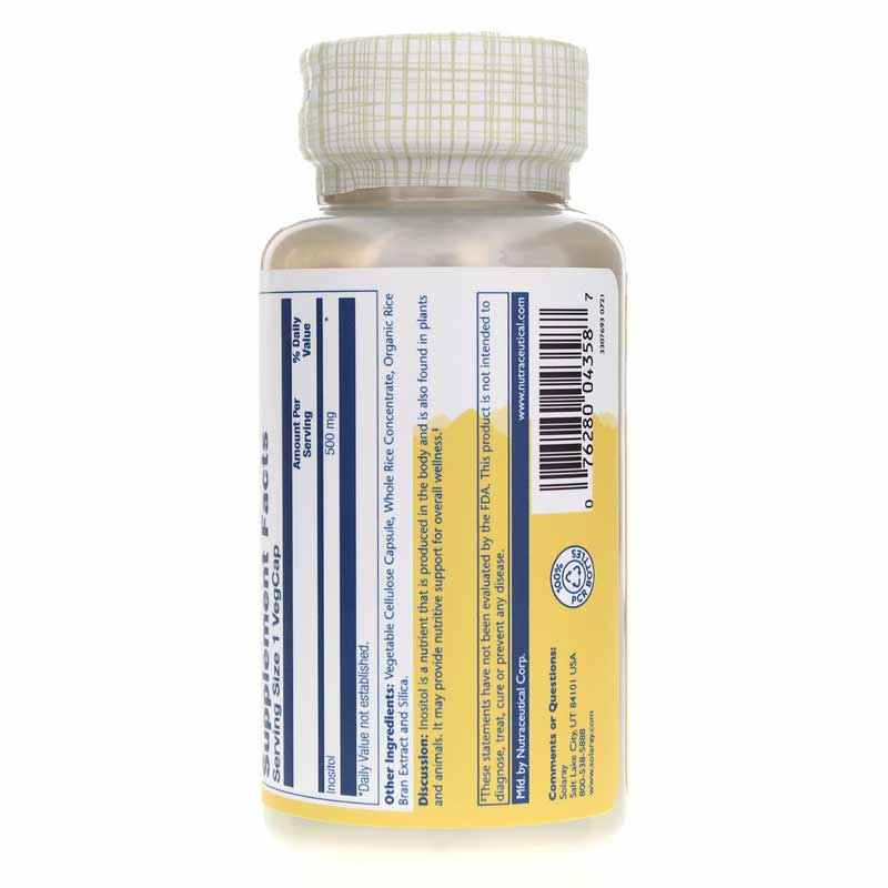 Inositol 500 Mg, by Solaray, image #4