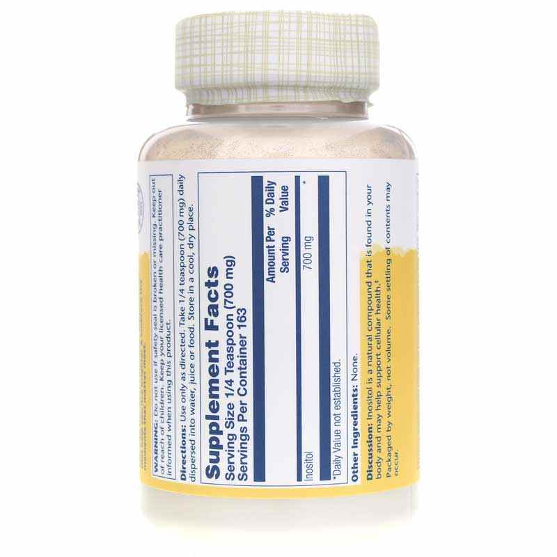 Inositol 700 Mg, 4 Oz, by Solaray, image #3