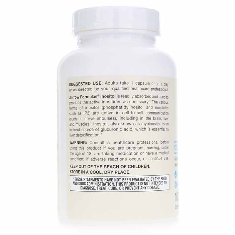 Inositol 750 mg, by Jarrow Formulas, image #3