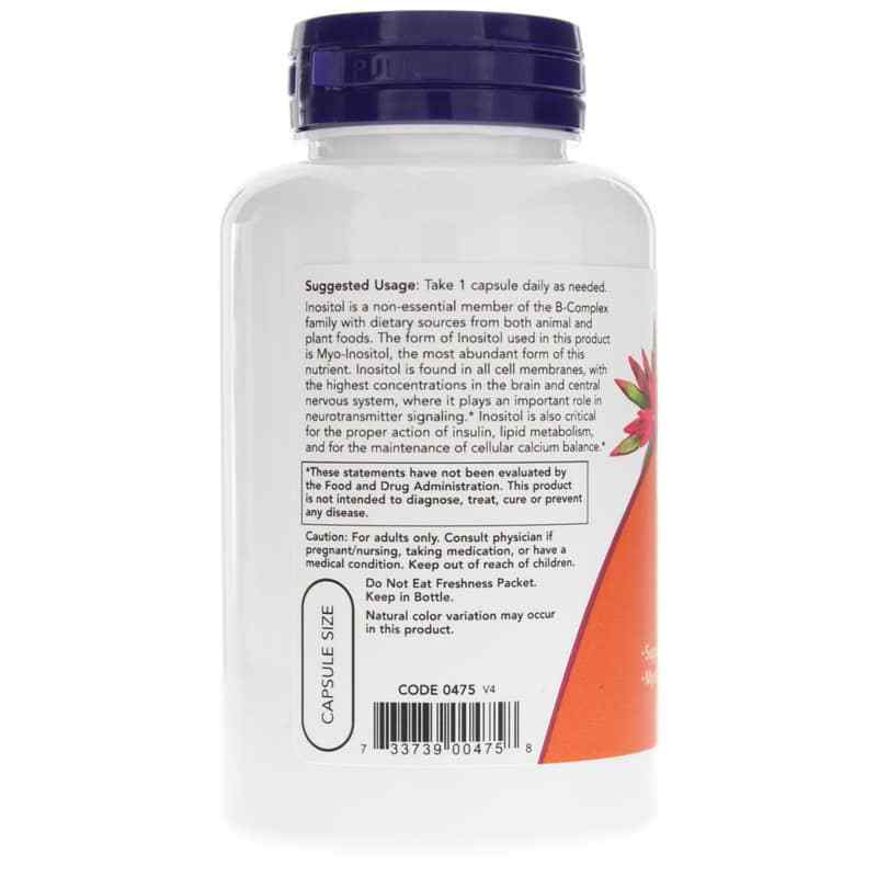 Inositol Capsules 500 Mg, by NOW Foods, image #3