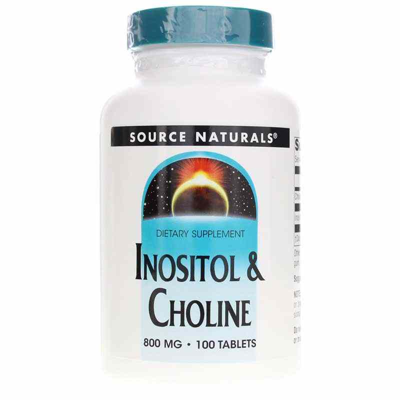 Inositol & Choline 800 Mg, Source Naturals – Professional Supplement Center