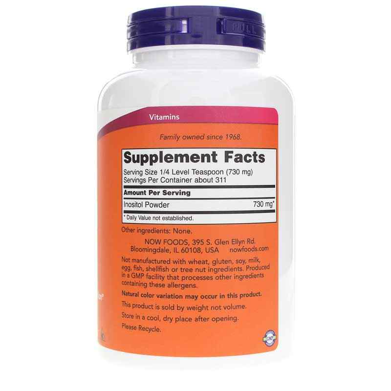 Inositol Powder, 8 Oz, by NOW Foods, image #2