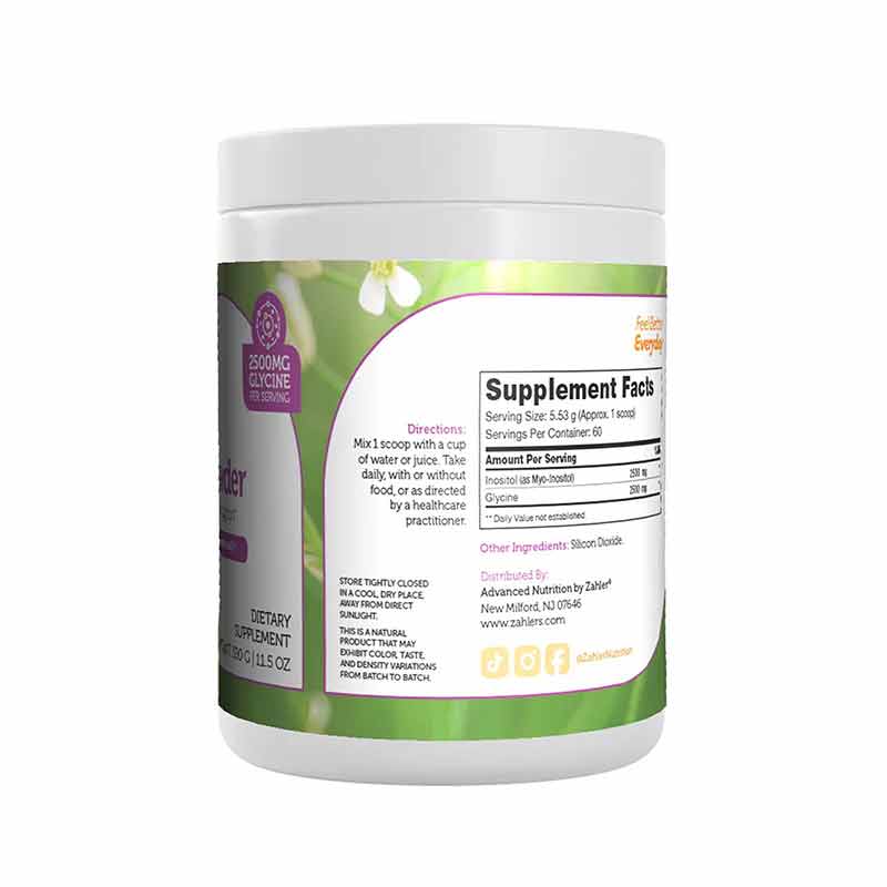 Inositol Powder, 11.5 Oz, by Zahler, image #2