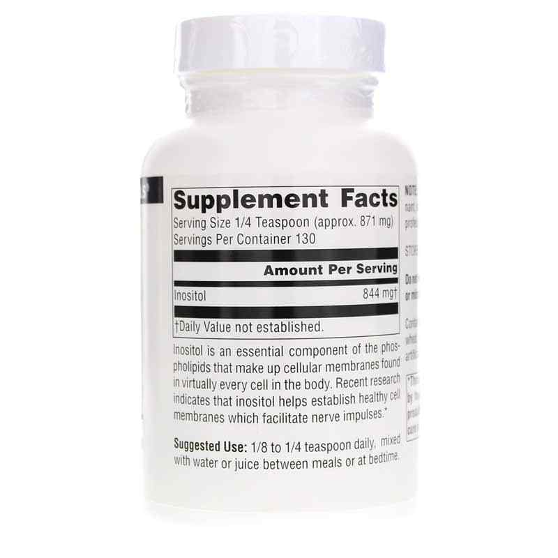 Inositol Pure Powder, 4 Oz, by Source Naturals, image #2