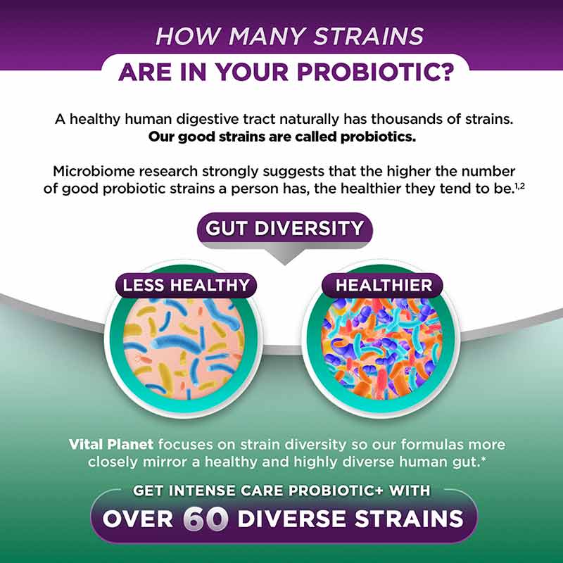 Intense Care Probiotic Colon + Constipation, 30 Veg Capsules, by Vital Planet, image #4