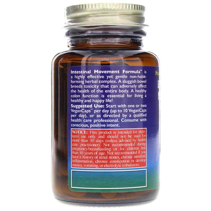 Intestinal Movement Formula, 50 Vegan Capsules, by Healthforce Superfoods, image #3