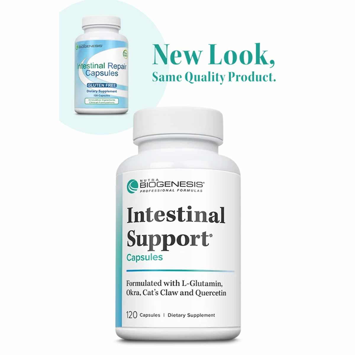 Intestinal Support Capsules, 120 Capsules, by Nutra Biogenesis