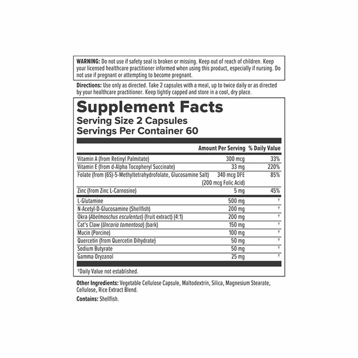 Intestinal Support Capsules, 120 Capsules, by Nutra Biogenesis