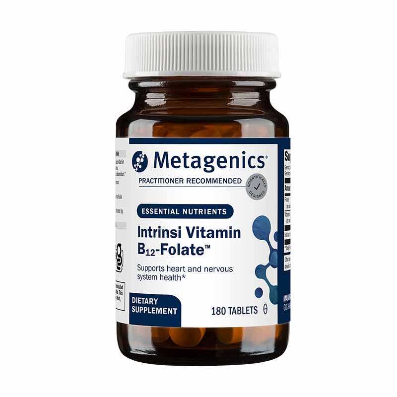 Intrinsi Vitamin B12-Folate, 180 Tablets, by Metagenics