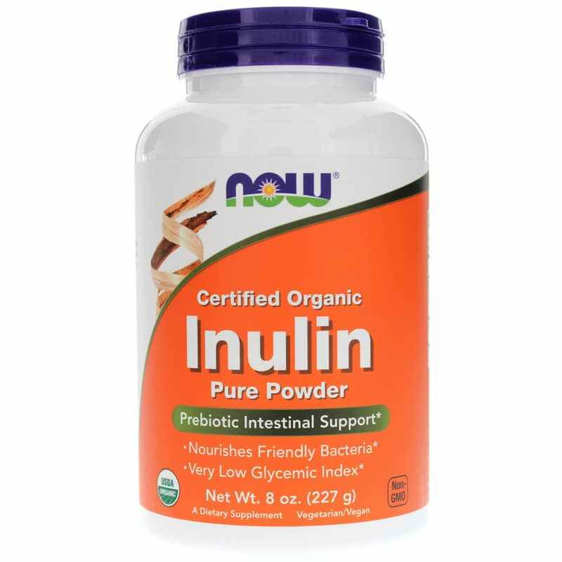 Inulin Organic Pure Powder, NOW Foods – Professional Supplement Center