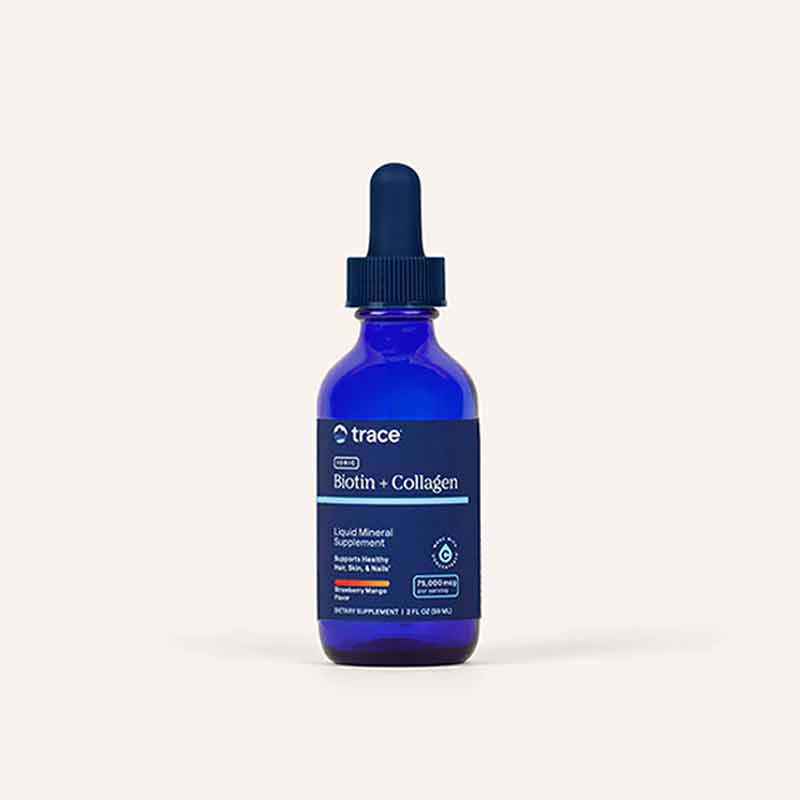 Ionic Biotin + Collagen with Trace Minerals, 2 Oz, by Trace Minerals Research