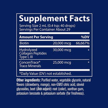 Ionic Biotin + Collagen with Trace Minerals, by Trace Minerals Research, image #2