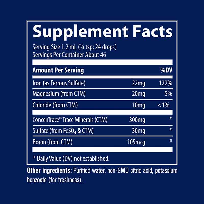 Ionic Iron 22 Mg, by Trace Minerals Research, image #2