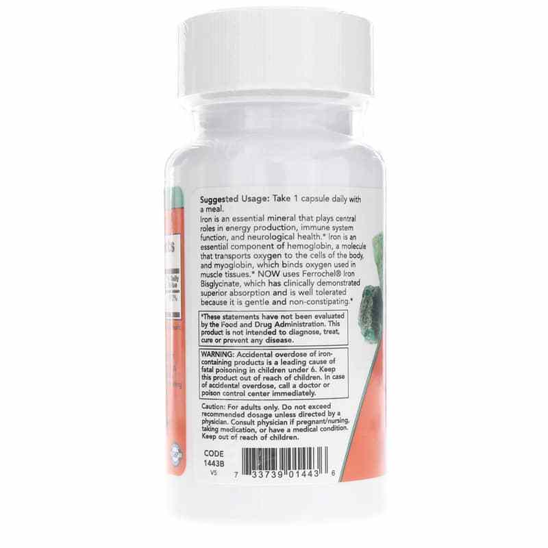 Iron 18 Mg, by NOW Foods, image #3