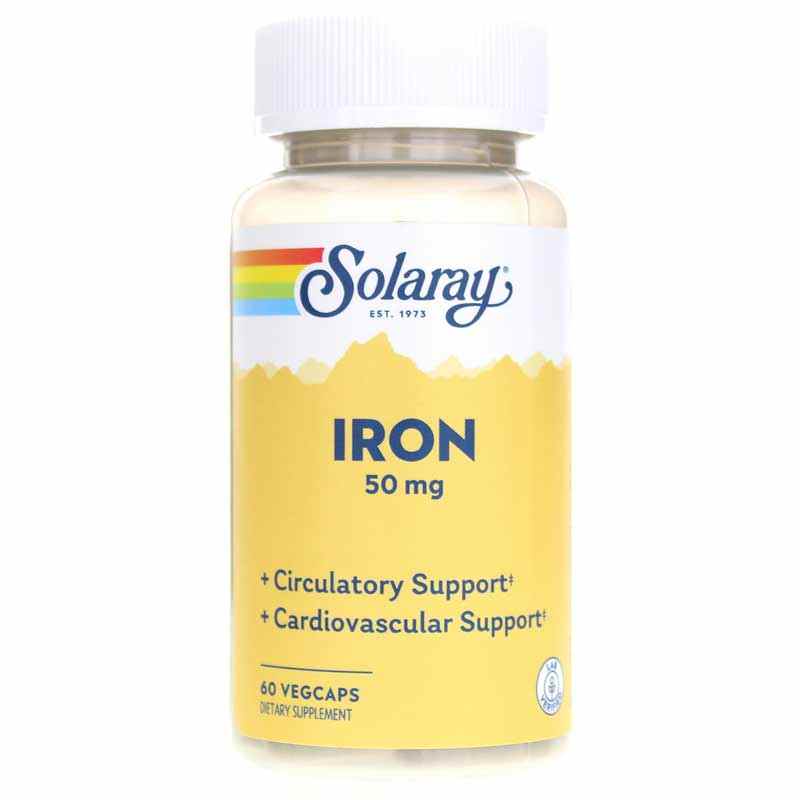 Iron 50 Mg, by Solaray