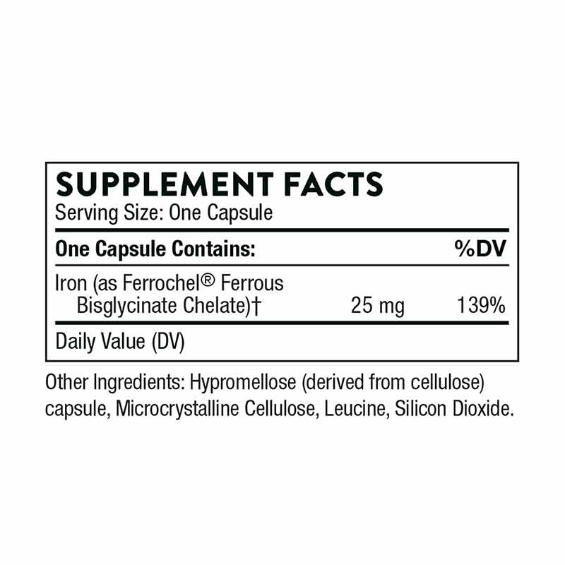 Iron Bisglycinate, by Thorne Research, image #3