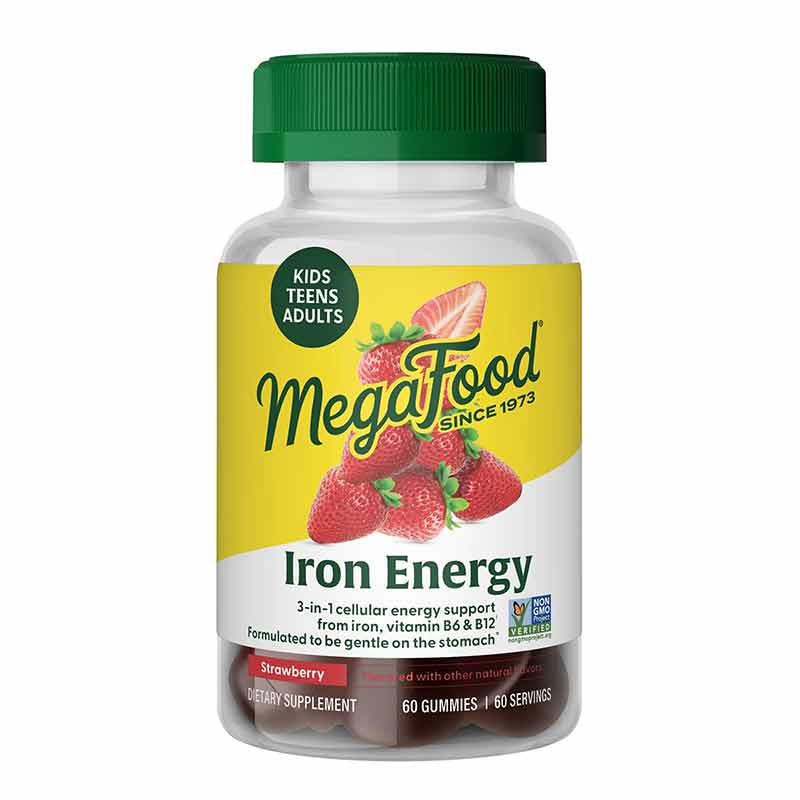 Iron Energy Gummy, 60 Gummies, by Megafood