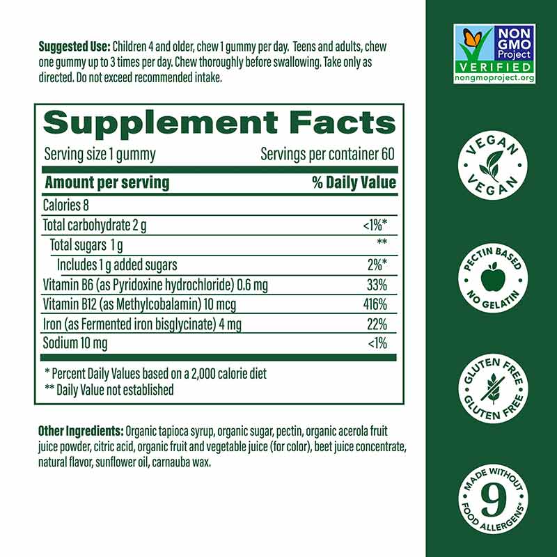 Iron Energy Gummy, 60 Gummies, by Megafood, image #2
