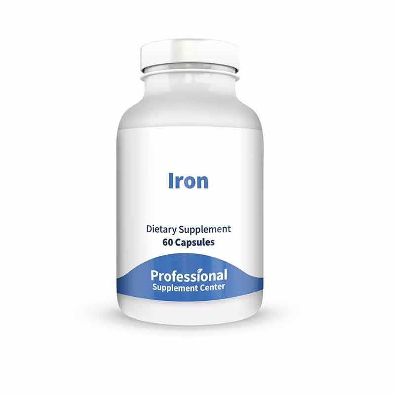 Iron, 60 Capsules, by Professional Supplement Center