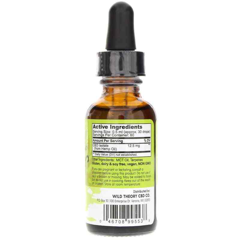 Isolate CBD Oil Regular, by Wild Theory CBD, image #2