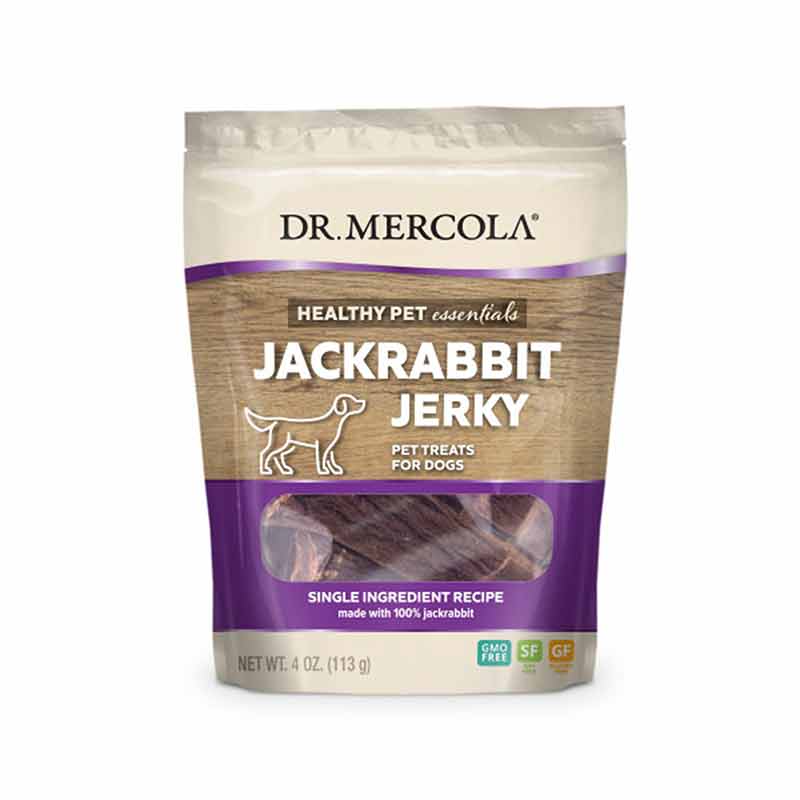 Jackrabbit Jerky for Dogs, by Dr. Mercola