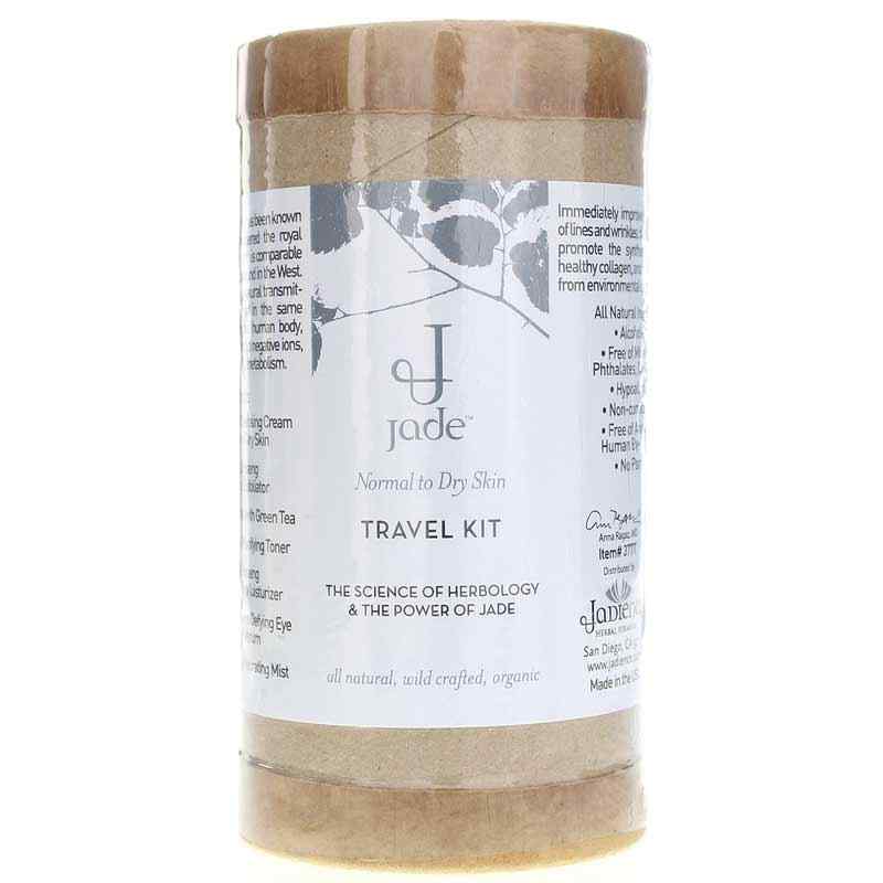 Jade Skin Care Travel Kit Normal to Dry, by Jadience Herbal Formulas