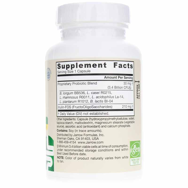 Jarro-Dophilus + FOS 3.4 Billion, 200 Veg Capsules, by Jarrow Formulas, image #2