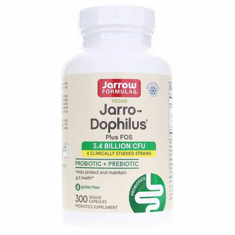 Jarro-Dophilus + FOS 3.4 Billion, 300 Capsules, by Jarrow Formulas