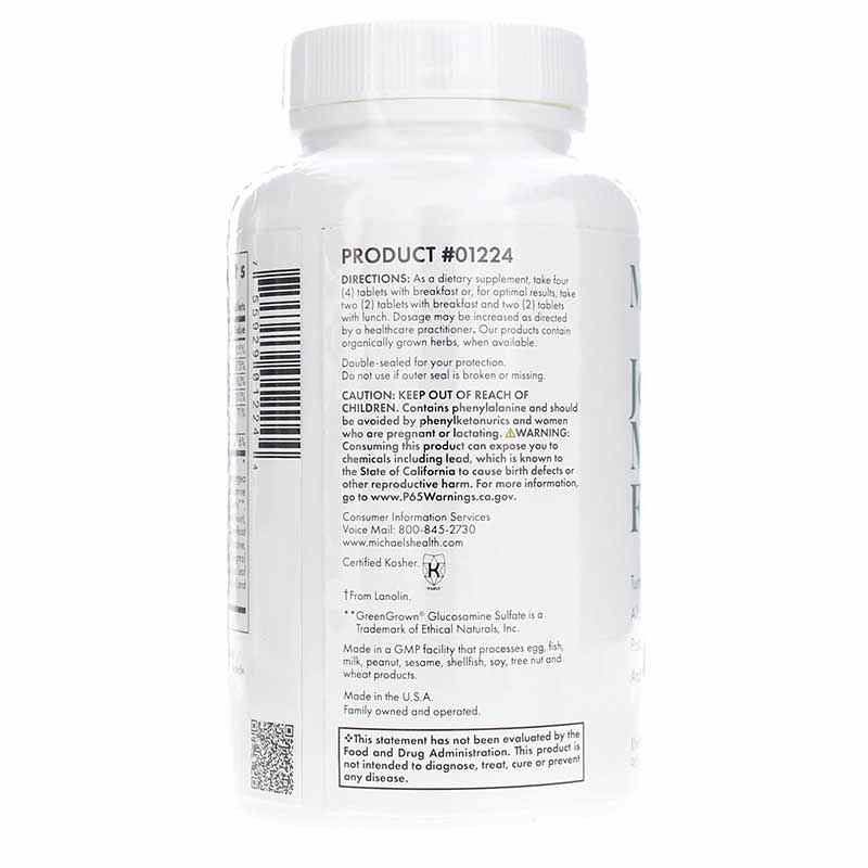 Joint Mobility Factors, 90 Veg Tablets, by Michael's Health, image #3