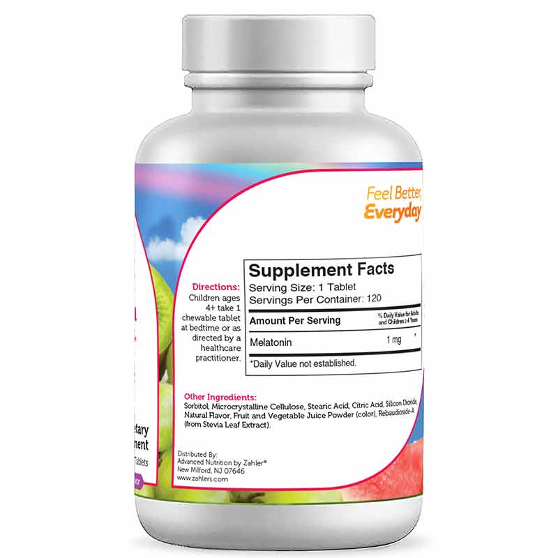 Junior Melatonin 1 Mg, by Zahler, image #2
