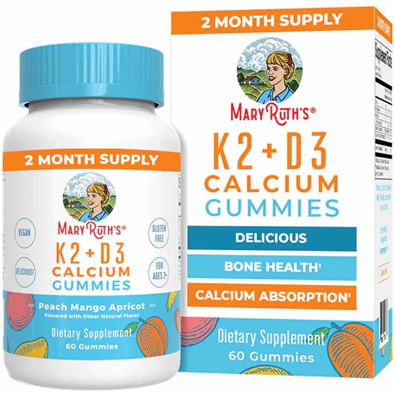 K2+D3 Calcium, by MaryRuth's Organics