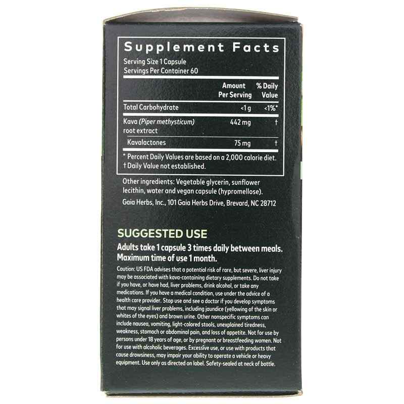 Kava Kava Root, by Gaia Herbs, image #2