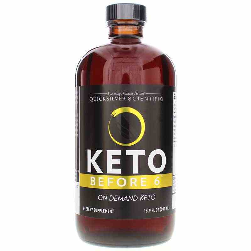 Keto Before 6 Liquid, 16.9 Oz, by Quicksilver Scientific
