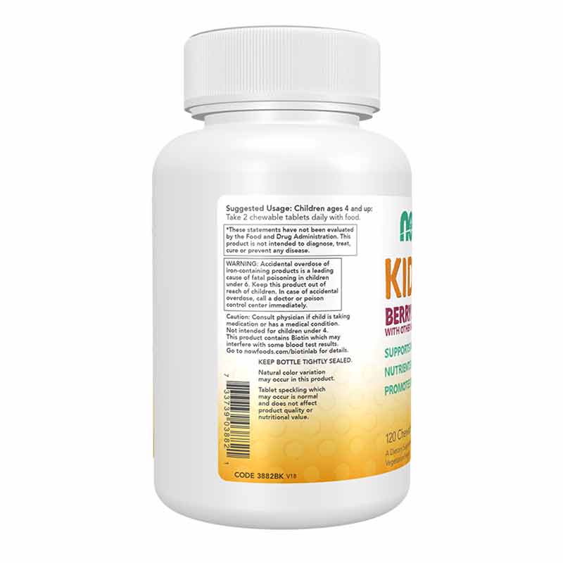 Kid Vits Berry Lemonade, by NOW Foods, image #4