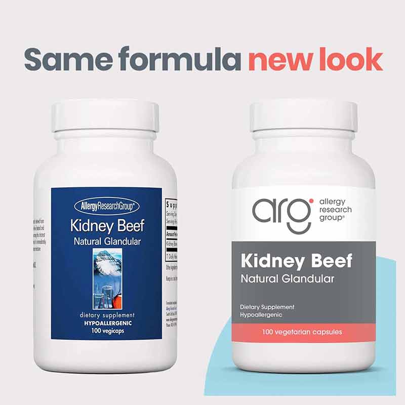 Kidney Beef Natural Glandular, by Allergy Research Group, image #5