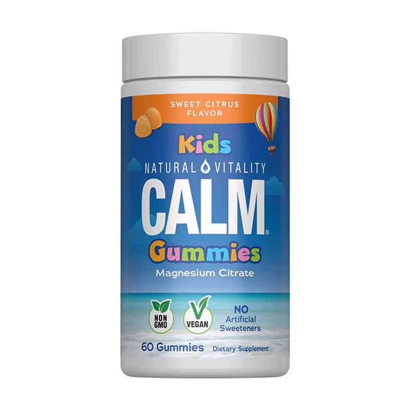 Kids CALM Sweet Citrus Gummies, by Natural Vitality