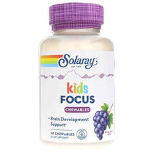 Kids Focus Chewables Grape Flavor, by Solaray