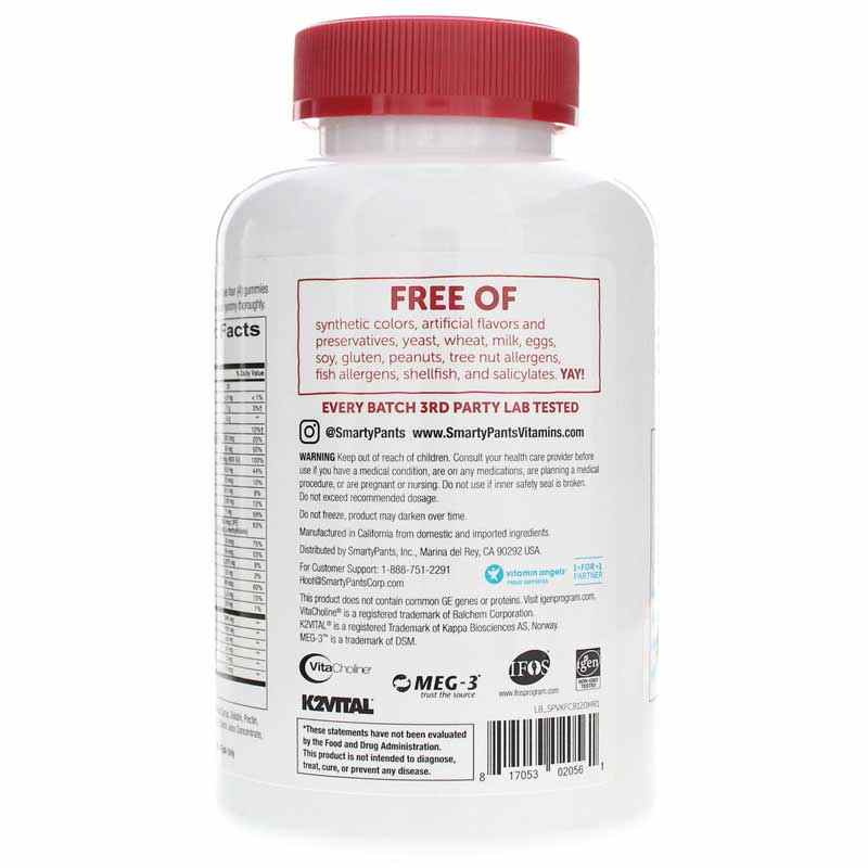 Kids Formula, Cherry Berry, 120 Gummies, by SmartyPants Vitamins, image #3